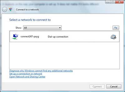 Connect to screen shot